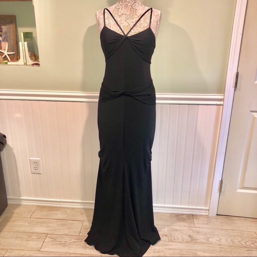 Vintage 1990s Vera Wang Jersey Knit Maxi Gown Like New